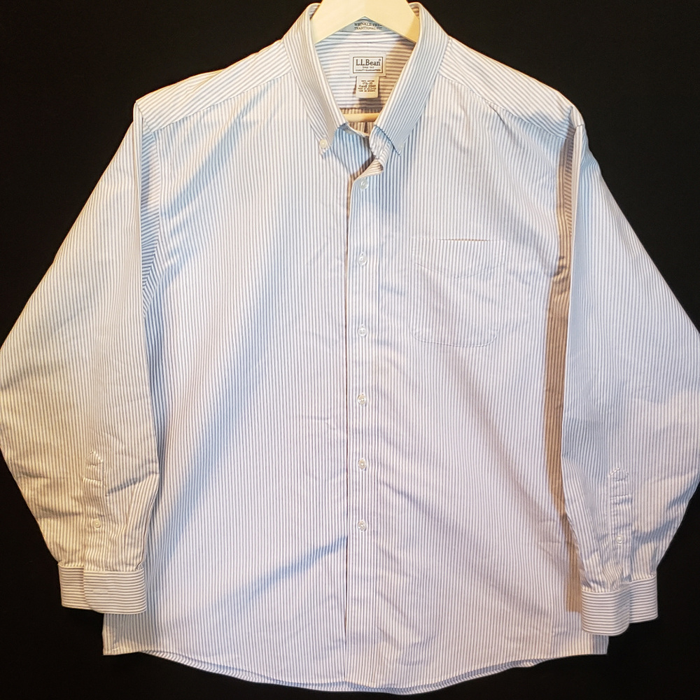 L.L. Bean Wrinkle Free Traditional Fit